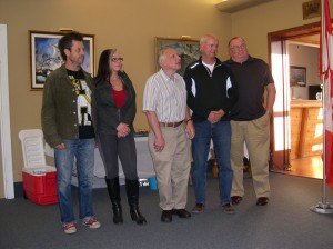 Graduating Boating class - From left to right: Nick Ciccone, Deanna Lander, Harold Ford, Murray Pratt, John Zinszer